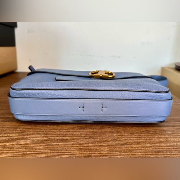 Tory Burch Gemini Link Camera Bag Blue - Picture 6 of 11